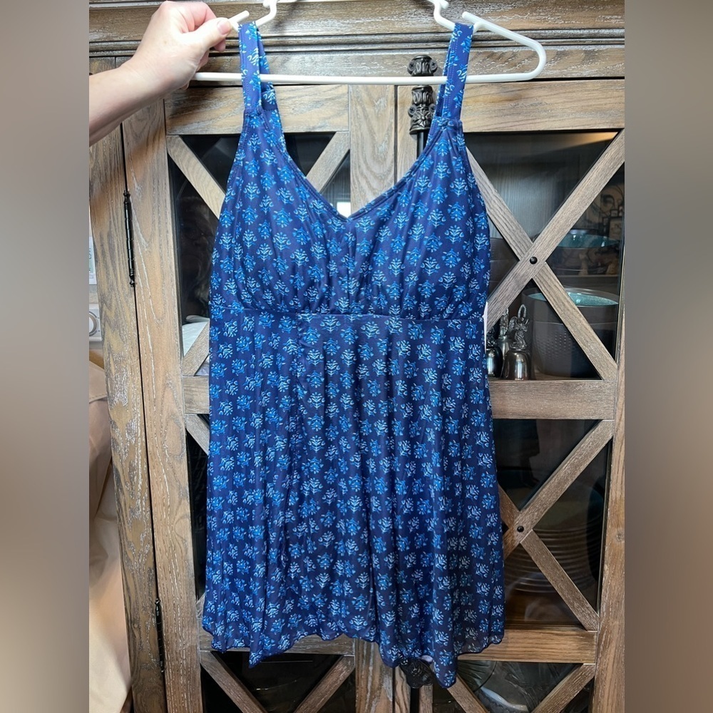 089. NWT Bloomchic Printed Dress Swimsuit/Swimdress 12